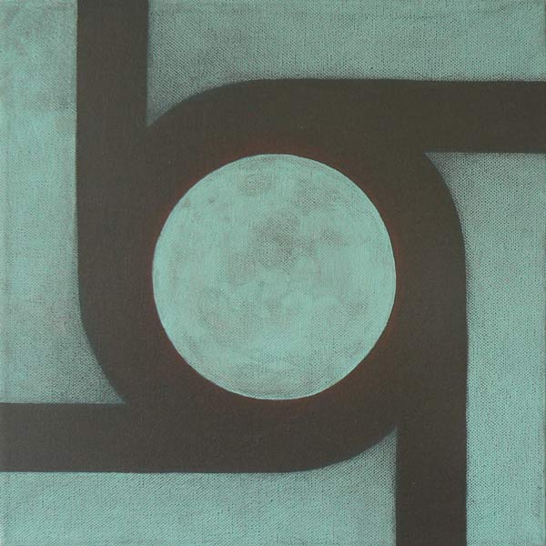 Afslag, acrylverf op doek, 30 x 30 cm, 2017