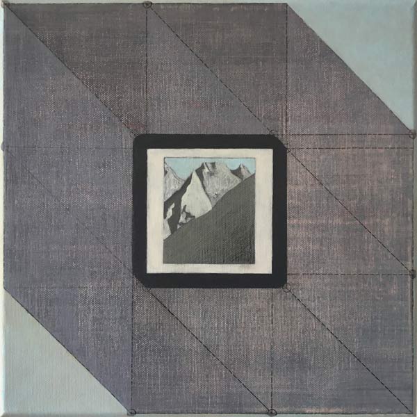 Diapositief, acrylverf op doek, 30 x 30 cm, 2017